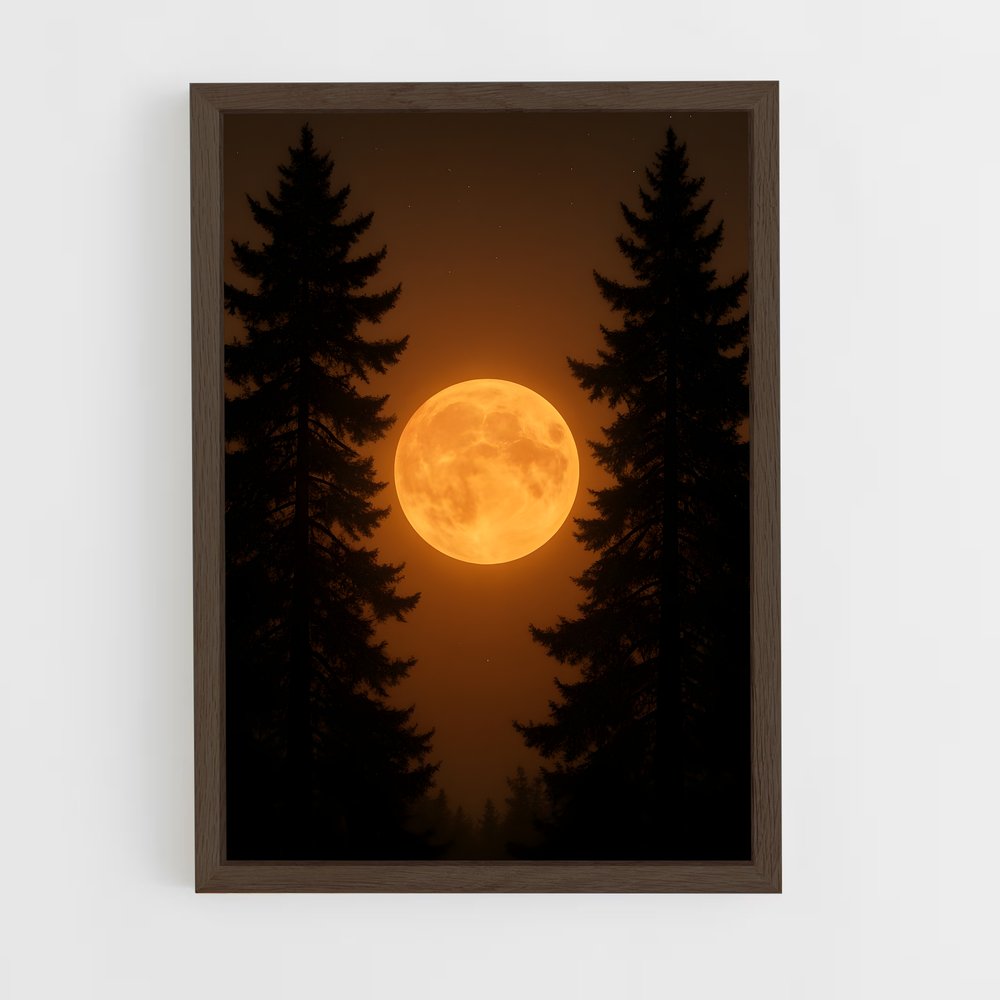 Poster Lune de Récolte – affiche Système solaire (vue 5)